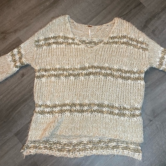 Free People Linus Stripe Pullover Sweater - Picture 7 of 13